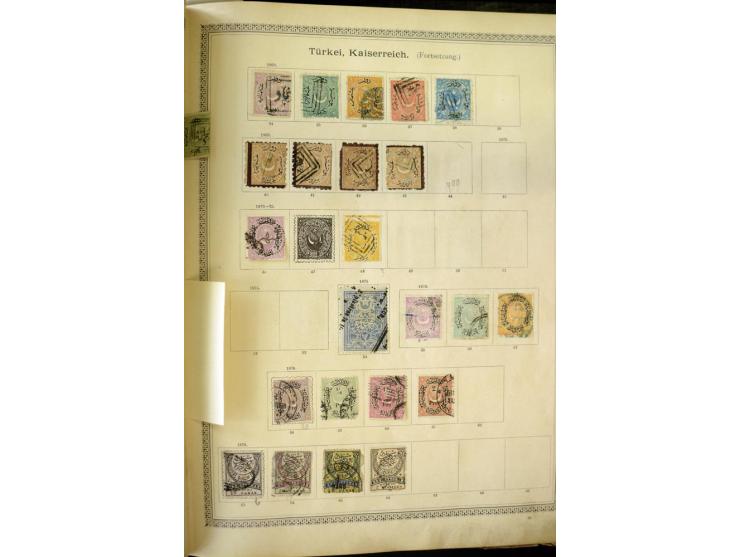 1840/1910, interessante alte Sammlung, dabei Deutsches Reich mit gutem Brustschildteil, Altdeutschland mit vielen besseren We