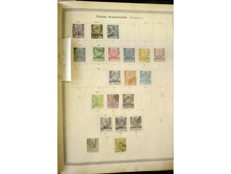 1840/1910, interessante alte Sammlung, dabei Deutsches Reich mit gutem Brustschildteil, Altdeutschland mit vielen besseren We