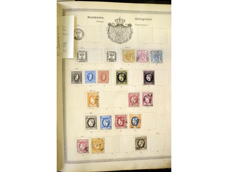 1840/1910, interessante alte Sammlung, dabei Deutsches Reich mit gutem Brustschildteil, Altdeutschland mit vielen besseren We