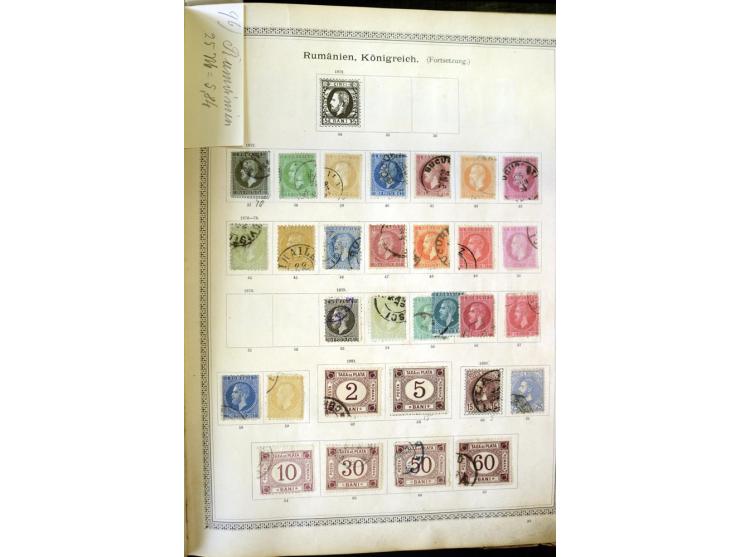 1840/1910, interessante alte Sammlung, dabei Deutsches Reich mit gutem Brustschildteil, Altdeutschland mit vielen besseren We