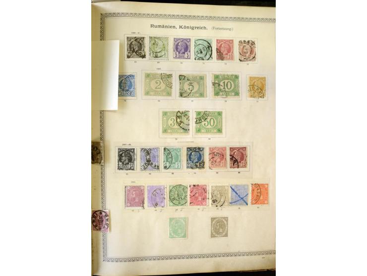 1840/1910, interessante alte Sammlung, dabei Deutsches Reich mit gutem Brustschildteil, Altdeutschland mit vielen besseren We