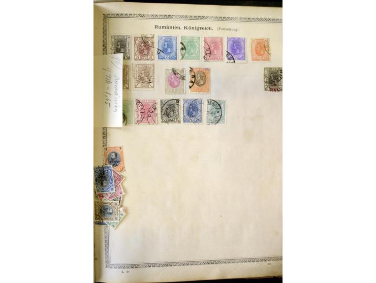 1840/1910, interessante alte Sammlung, dabei Deutsches Reich mit gutem Brustschildteil, Altdeutschland mit vielen besseren We