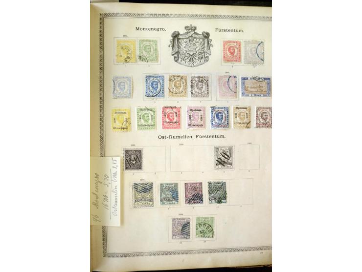1840/1910, interessante alte Sammlung, dabei Deutsches Reich mit gutem Brustschildteil, Altdeutschland mit vielen besseren We