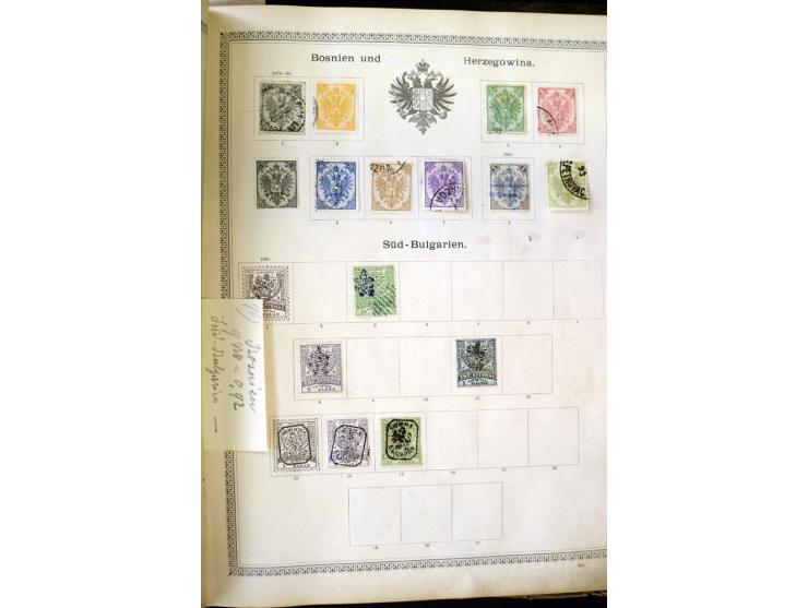 1840/1910, interessante alte Sammlung, dabei Deutsches Reich mit gutem Brustschildteil, Altdeutschland mit vielen besseren We