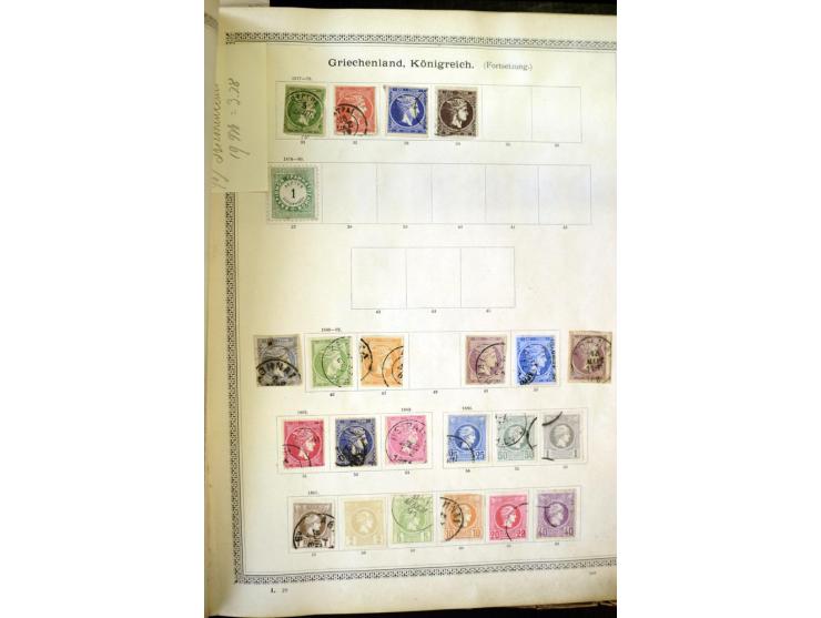 1840/1910, interessante alte Sammlung, dabei Deutsches Reich mit gutem Brustschildteil, Altdeutschland mit vielen besseren We