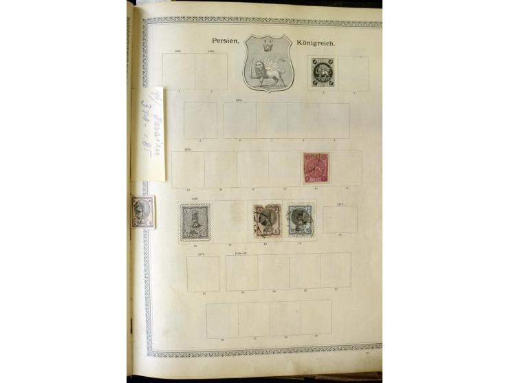 1840/1910, interessante alte Sammlung, dabei Deutsches Reich mit gutem Brustschildteil, Altdeutschland mit vielen besseren We