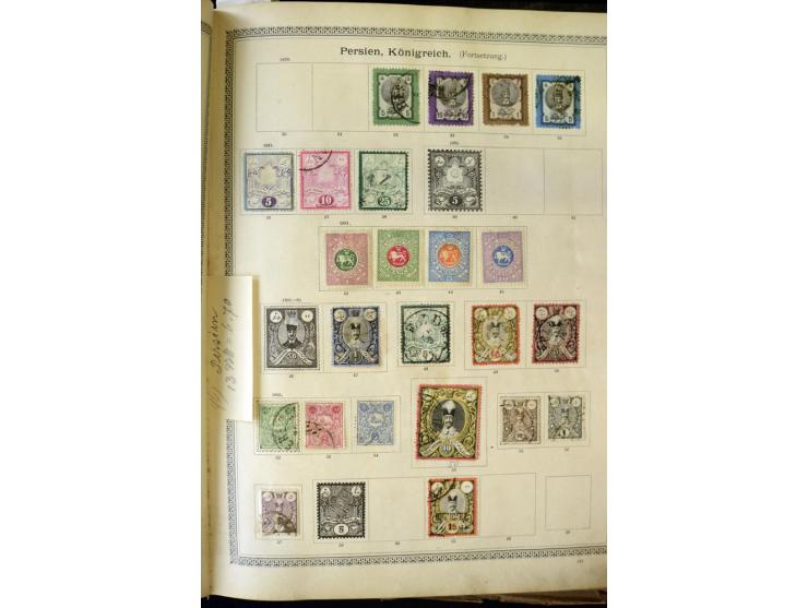 1840/1910, interessante alte Sammlung, dabei Deutsches Reich mit gutem Brustschildteil, Altdeutschland mit vielen besseren We