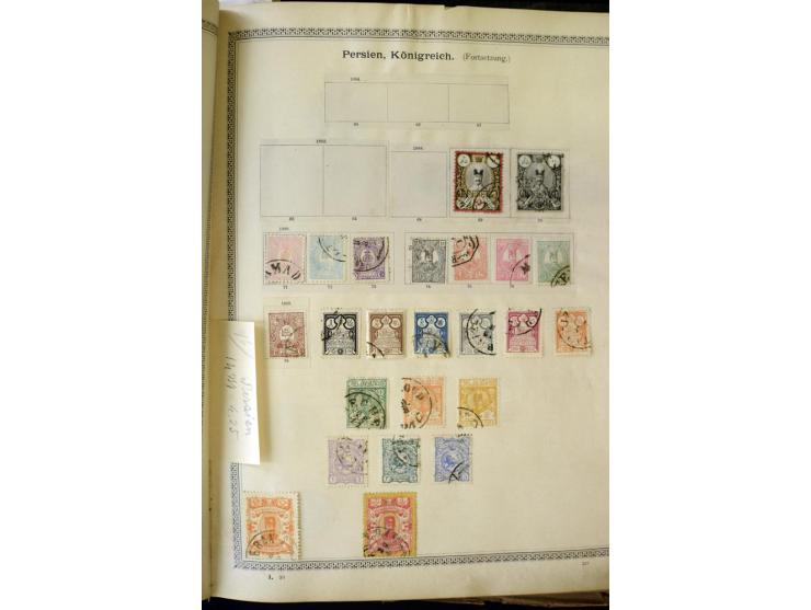 1840/1910, interessante alte Sammlung, dabei Deutsches Reich mit gutem Brustschildteil, Altdeutschland mit vielen besseren We
