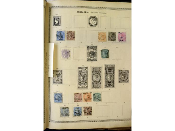 1840/1910, interessante alte Sammlung, dabei Deutsches Reich mit gutem Brustschildteil, Altdeutschland mit vielen besseren We