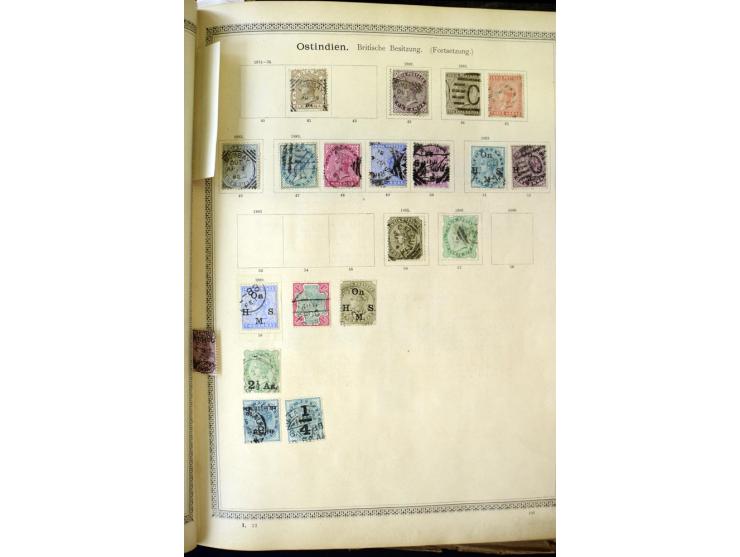 1840/1910, interessante alte Sammlung, dabei Deutsches Reich mit gutem Brustschildteil, Altdeutschland mit vielen besseren We