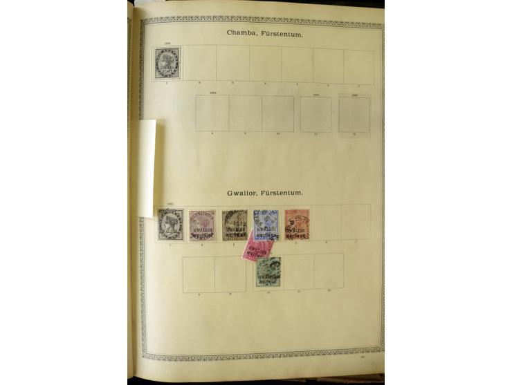 1840/1910, interessante alte Sammlung, dabei Deutsches Reich mit gutem Brustschildteil, Altdeutschland mit vielen besseren We