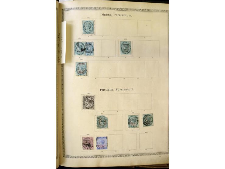 1840/1910, interessante alte Sammlung, dabei Deutsches Reich mit gutem Brustschildteil, Altdeutschland mit vielen besseren We