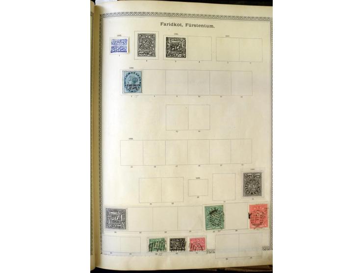 1840/1910, interessante alte Sammlung, dabei Deutsches Reich mit gutem Brustschildteil, Altdeutschland mit vielen besseren We