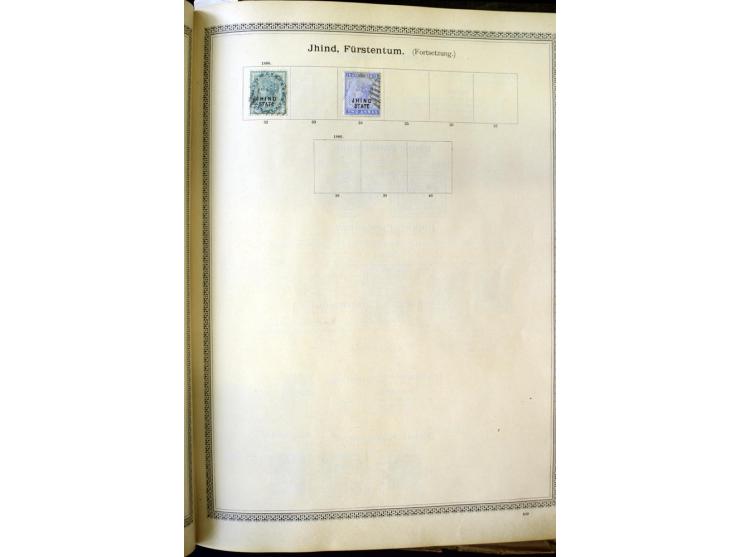 1840/1910, interessante alte Sammlung, dabei Deutsches Reich mit gutem Brustschildteil, Altdeutschland mit vielen besseren We