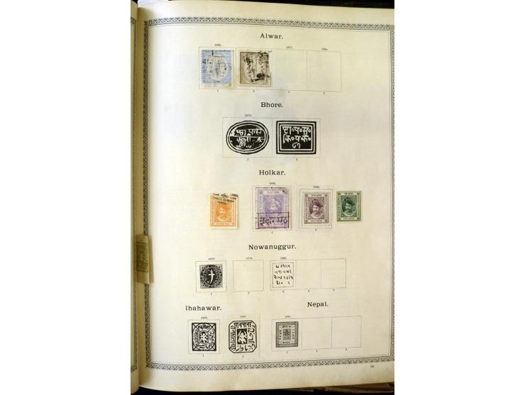 1840/1910, interessante alte Sammlung, dabei Deutsches Reich mit gutem Brustschildteil, Altdeutschland mit vielen besseren We