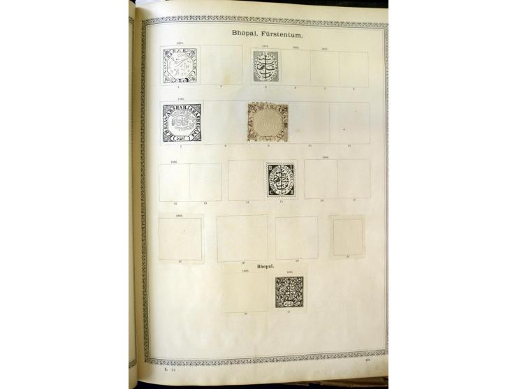 1840/1910, interessante alte Sammlung, dabei Deutsches Reich mit gutem Brustschildteil, Altdeutschland mit vielen besseren We