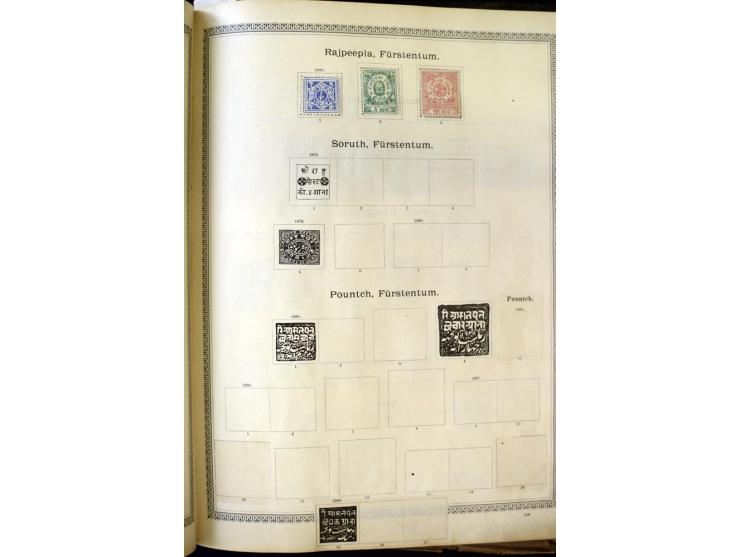 1840/1910, interessante alte Sammlung, dabei Deutsches Reich mit gutem Brustschildteil, Altdeutschland mit vielen besseren We