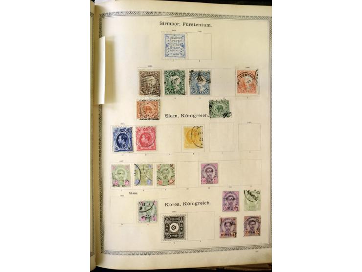 1840/1910, interessante alte Sammlung, dabei Deutsches Reich mit gutem Brustschildteil, Altdeutschland mit vielen besseren We
