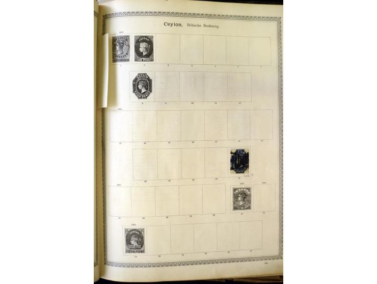 1840/1910, interessante alte Sammlung, dabei Deutsches Reich mit gutem Brustschildteil, Altdeutschland mit vielen besseren We