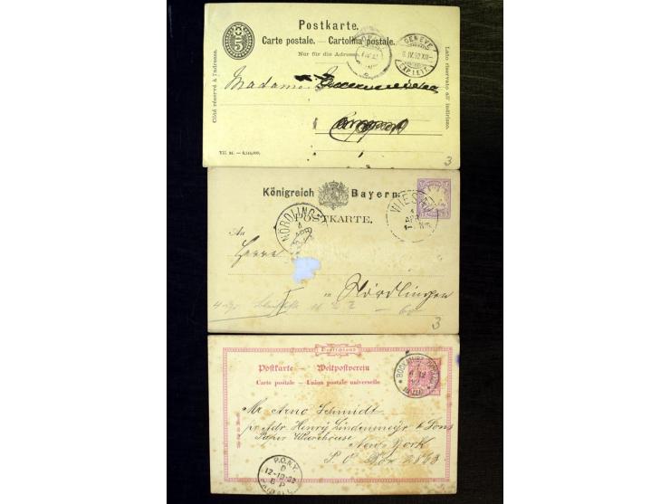 1840/1910, interessante alte Sammlung, dabei Deutsches Reich mit gutem Brustschildteil, Altdeutschland mit vielen besseren We