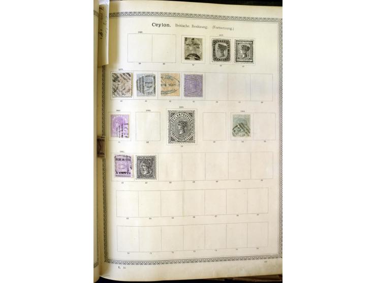 1840/1910, interessante alte Sammlung, dabei Deutsches Reich mit gutem Brustschildteil, Altdeutschland mit vielen besseren We