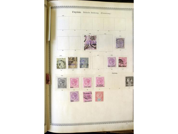 1840/1910, interessante alte Sammlung, dabei Deutsches Reich mit gutem Brustschildteil, Altdeutschland mit vielen besseren We