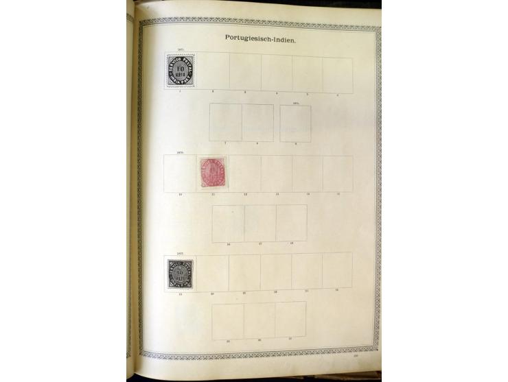 1840/1910, interessante alte Sammlung, dabei Deutsches Reich mit gutem Brustschildteil, Altdeutschland mit vielen besseren We