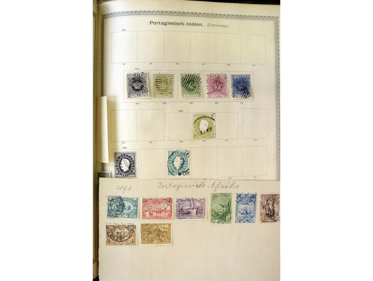 1840/1910, interessante alte Sammlung, dabei Deutsches Reich mit gutem Brustschildteil, Altdeutschland mit vielen besseren We