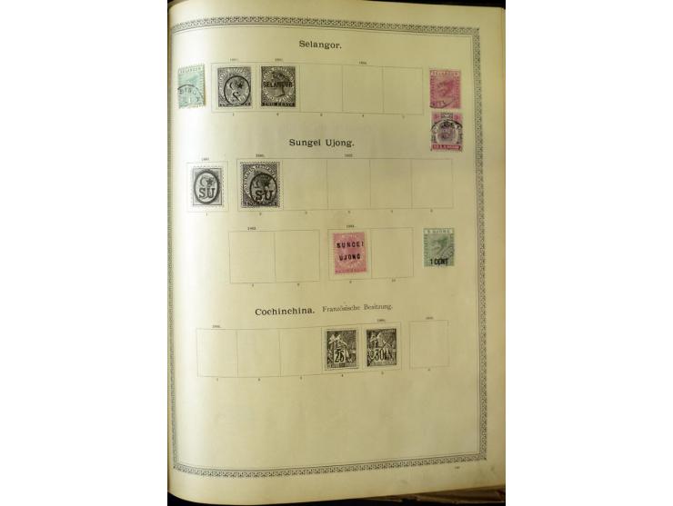 1840/1910, interessante alte Sammlung, dabei Deutsches Reich mit gutem Brustschildteil, Altdeutschland mit vielen besseren We