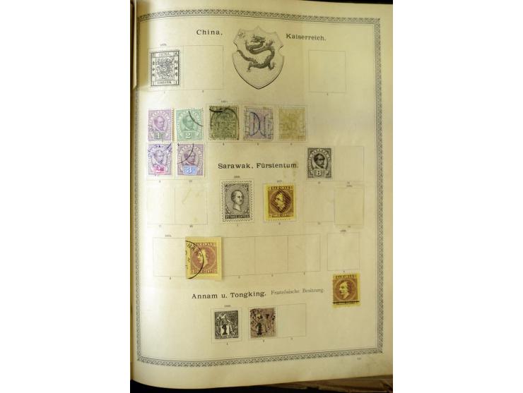 1840/1910, interessante alte Sammlung, dabei Deutsches Reich mit gutem Brustschildteil, Altdeutschland mit vielen besseren We