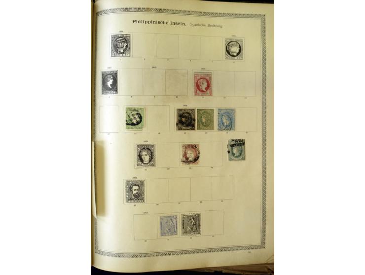 1840/1910, interessante alte Sammlung, dabei Deutsches Reich mit gutem Brustschildteil, Altdeutschland mit vielen besseren We
