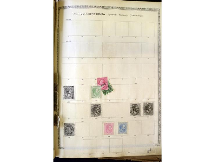 1840/1910, interessante alte Sammlung, dabei Deutsches Reich mit gutem Brustschildteil, Altdeutschland mit vielen besseren We