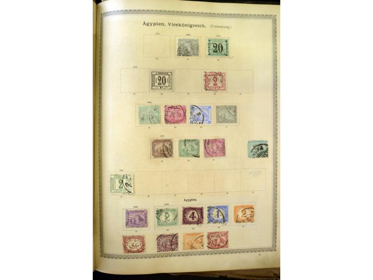 1840/1910, interessante alte Sammlung, dabei Deutsches Reich mit gutem Brustschildteil, Altdeutschland mit vielen besseren We