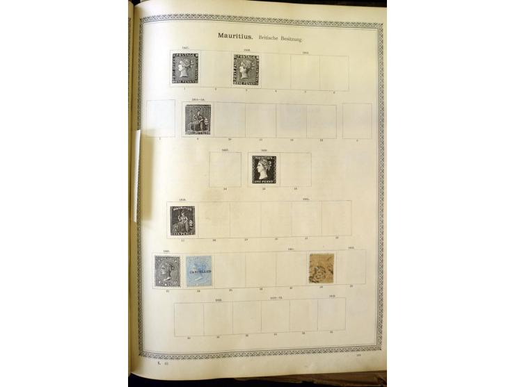 1840/1910, interessante alte Sammlung, dabei Deutsches Reich mit gutem Brustschildteil, Altdeutschland mit vielen besseren We