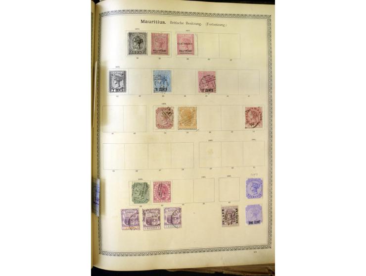 1840/1910, interessante alte Sammlung, dabei Deutsches Reich mit gutem Brustschildteil, Altdeutschland mit vielen besseren We