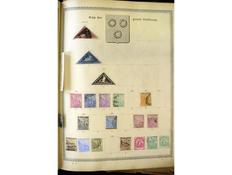 1840/1910, interessante alte Sammlung, dabei Deutsches Reich mit gutem Brustschildteil, Altdeutschland mit vielen besseren We