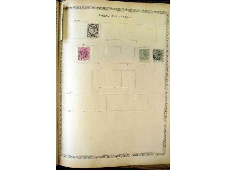 1840/1910, interessante alte Sammlung, dabei Deutsches Reich mit gutem Brustschildteil, Altdeutschland mit vielen besseren We