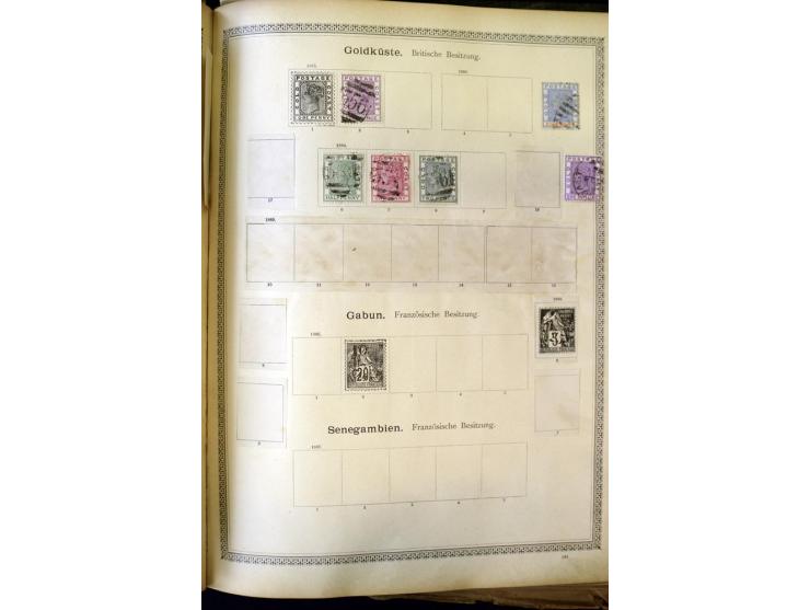 1840/1910, interessante alte Sammlung, dabei Deutsches Reich mit gutem Brustschildteil, Altdeutschland mit vielen besseren We