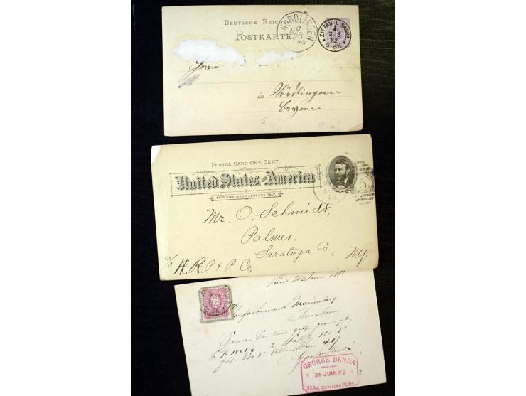 1840/1910, interessante alte Sammlung, dabei Deutsches Reich mit gutem Brustschildteil, Altdeutschland mit vielen besseren We