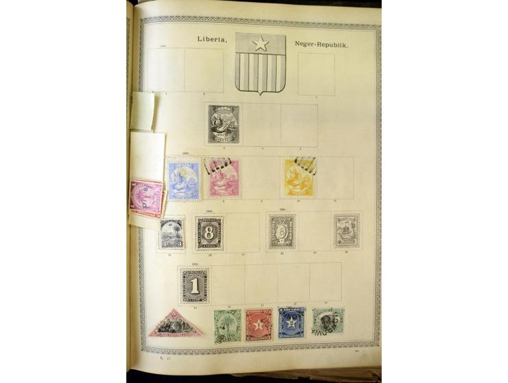 1840/1910, interessante alte Sammlung, dabei Deutsches Reich mit gutem Brustschildteil, Altdeutschland mit vielen besseren We