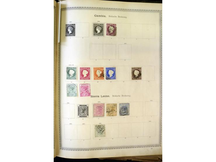 1840/1910, interessante alte Sammlung, dabei Deutsches Reich mit gutem Brustschildteil, Altdeutschland mit vielen besseren We