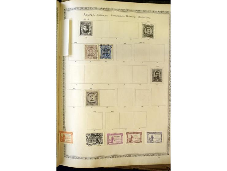 1840/1910, interessante alte Sammlung, dabei Deutsches Reich mit gutem Brustschildteil, Altdeutschland mit vielen besseren We