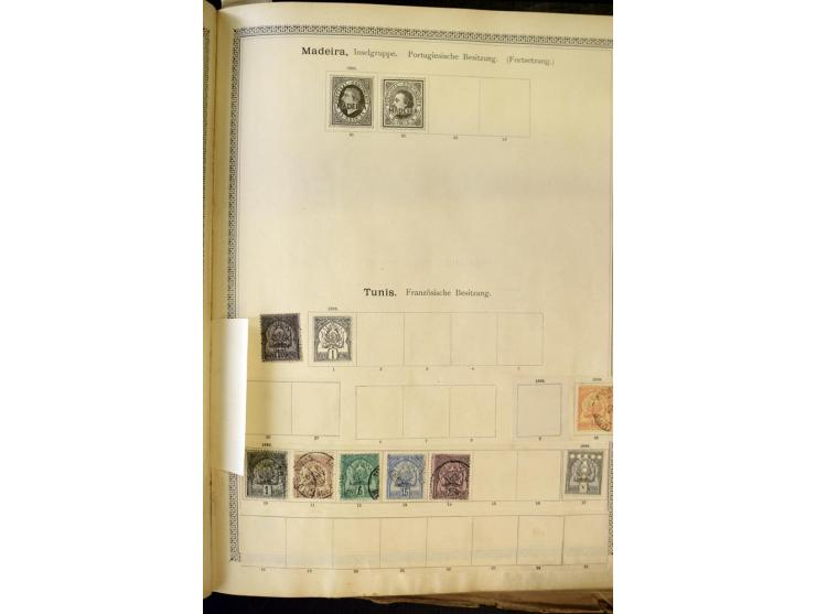 1840/1910, interessante alte Sammlung, dabei Deutsches Reich mit gutem Brustschildteil, Altdeutschland mit vielen besseren We