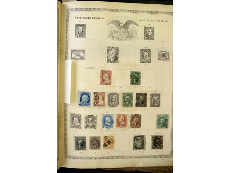 1840/1910, interessante alte Sammlung, dabei Deutsches Reich mit gutem Brustschildteil, Altdeutschland mit vielen besseren We