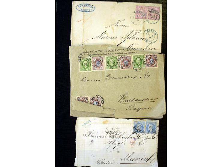 1840/1910, interessante alte Sammlung, dabei Deutsches Reich mit gutem Brustschildteil, Altdeutschland mit vielen besseren We