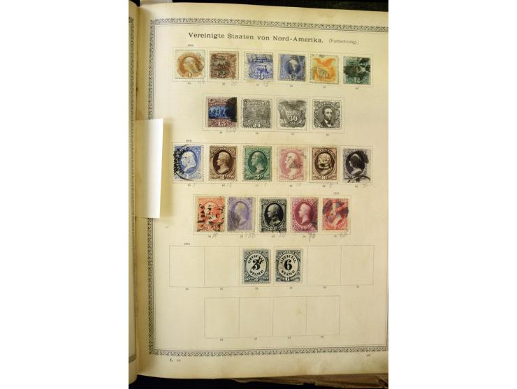 1840/1910, interessante alte Sammlung, dabei Deutsches Reich mit gutem Brustschildteil, Altdeutschland mit vielen besseren We