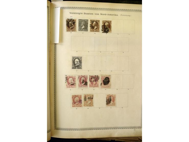 1840/1910, interessante alte Sammlung, dabei Deutsches Reich mit gutem Brustschildteil, Altdeutschland mit vielen besseren We