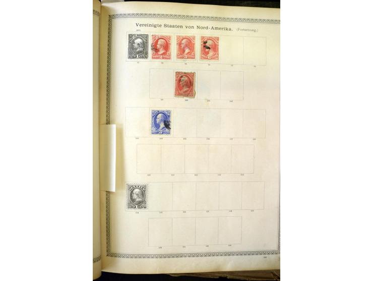 1840/1910, interessante alte Sammlung, dabei Deutsches Reich mit gutem Brustschildteil, Altdeutschland mit vielen besseren We