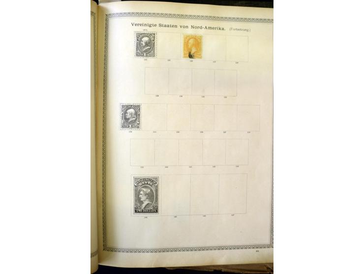 1840/1910, interessante alte Sammlung, dabei Deutsches Reich mit gutem Brustschildteil, Altdeutschland mit vielen besseren We