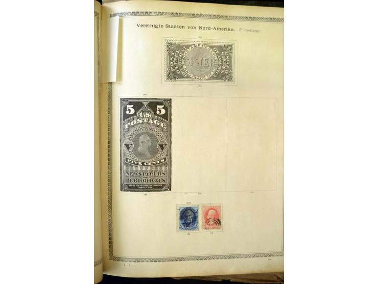 1840/1910, interessante alte Sammlung, dabei Deutsches Reich mit gutem Brustschildteil, Altdeutschland mit vielen besseren We